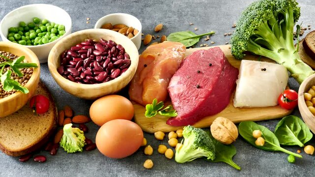 health food selection- protein food sources