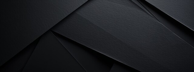 Intersecting Lines on Black Background for Design, Banner Template, Minimalist Abstract Wallpaper with Copy Space, Simple Geometric Modern Wallpaper for Text Placement and Creative Use