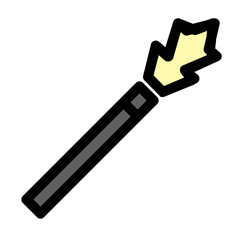 New year icon symbol- firecracker icon