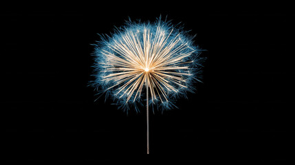 Fototapeta premium Firework Bursts Celebrating New Year's Moment