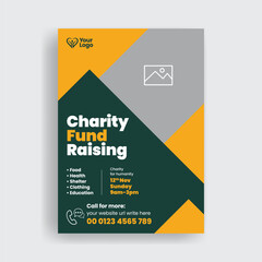 Editable Charity flyer, Volunteer poster, charity foundation poster, fund-raising flyer, voluntary organization leaflet  template old care nursing home poster advertising template