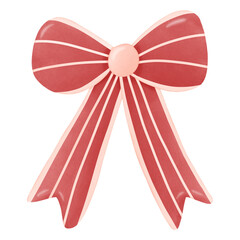 red ribbon bow