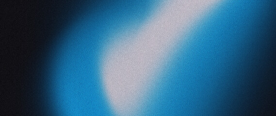 Blue white black grainy gradient background, abstract dark noise texture poster, banner header cover backdrop design