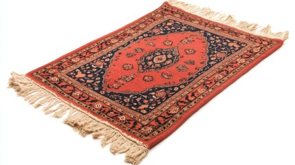 Soft Prayer Rug With Elegant Design on White Background