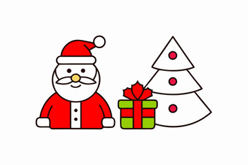 Icons in two colors about Christmas. Holidays events. Contains such icons as Santa, snowman, Christmas tree, wish list, decoration, and gifts. This is an Editable stroke icon.