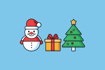 Icons in two colors about Christmas. Holidays events. Contains such icons as Santa, snowman, Christmas tree, wish list, decoration, and gifts. This is an Editable stroke icon.
