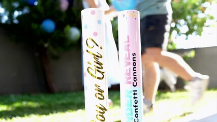 Preparing for the Gender Reveal Party