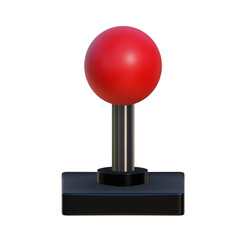 Joystick controller 3d on png transparent background. © nai