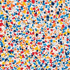Obraz premium Colorful Terrazzo Texture with Chips and Whimsical Patterns