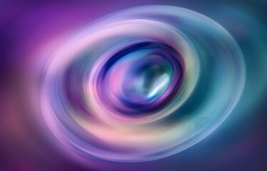 Abstract Swirling Vortex of Purple Blue and Pink Hues
