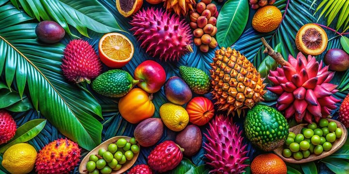 Abstract Urban Exploration Botanical Closeup: Exotic Fruits