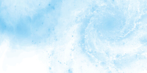 Abstract celestial-themed background with soft blue tones and airy, cloud-like swirls
