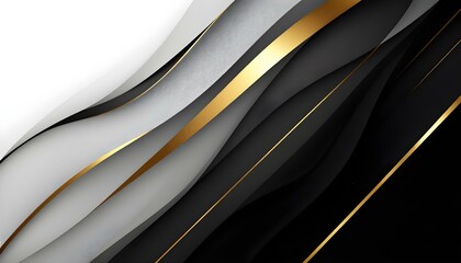 Abstract black and gold are light with white the gradient is the surface with templates metal texture. soft lines tech diagonal background gold dark. black gold luxury abstract light effect
