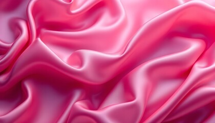 Fototapeta premium Abstract background featuring semi-transparent red silk fabric with flowing drapery and soft, elegant texture. Red unusual background with subtle rays of light