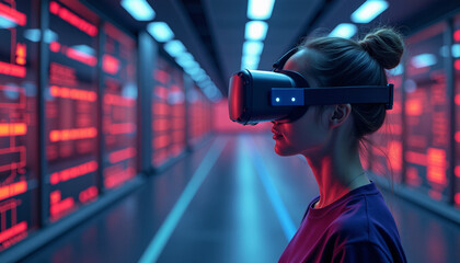 VR Experience in a Futuristic Data Center