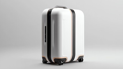 Abstract conceptual design of luggage that morphs into a travel robot