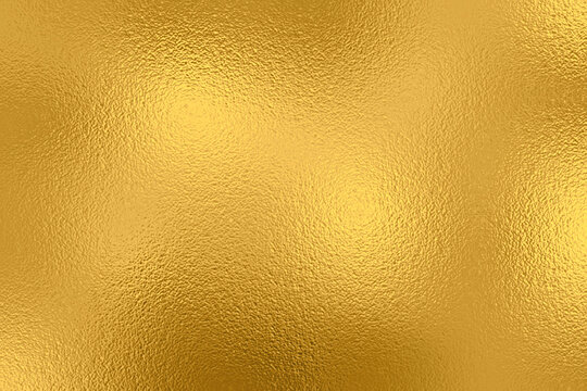 Gold foil with frosted glass texture background, abstract metallic gold paper, raster image.