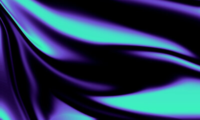 A vibrant, abstract swirl of purple and blue hues creates a dynamic and captivating visual experience against a black background.