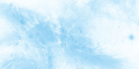 Dreamy Mist and Swirls in a Light Blue Watercolor-Style Artwork