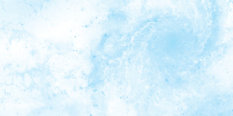Dreamy Mist and Swirls in a Light Blue Watercolor-Style Artwork