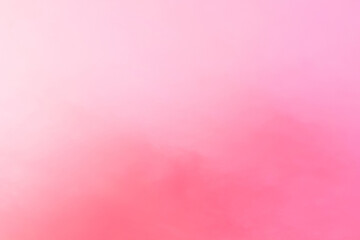 Twilight sky with effect of light in pastel pink, coral, orange, blue tones. Colorful sunset of soft clouds. Background