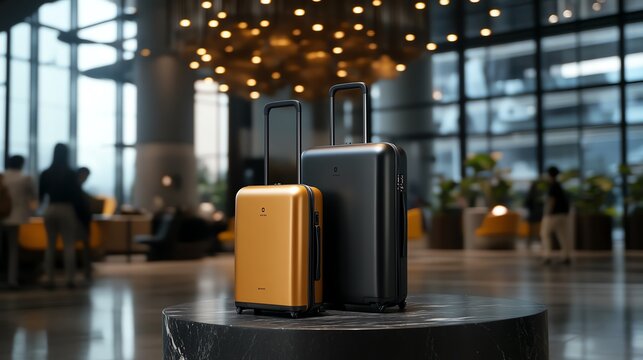 Ultrathin smart luggage with selfweighing capability