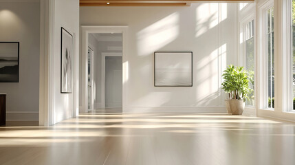 Lichtdurchfluteter, moderner Wohnraum mit viel Licht und Schattenspiel - Konzept Immobilien 