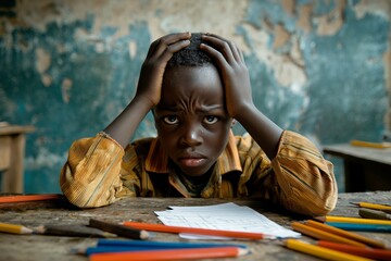 A Struggling Student's Frustration: Capturing the Challenges of Education