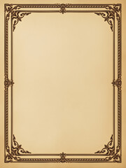 Ancient journal paper with subtly embossed borders and muted sepia tones.