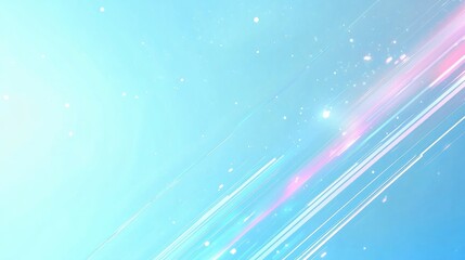 Obraz premium Minimalist Technology Background with Glowing Lines