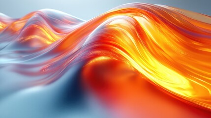 Abstract background colored stains and waves of liquid glossy paint	
