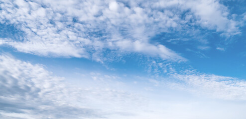 Fototapeta premium Sky clouds summer panorama