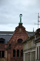 Wiesbaden, Germany 10.05.2019: Building of the newspaper Wiesbadener Kurier