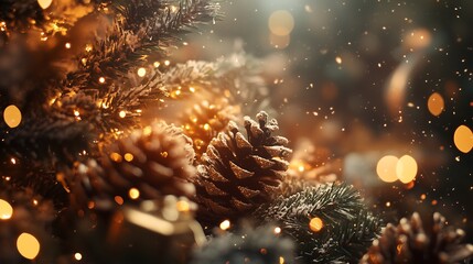 Christmas and New Year background.