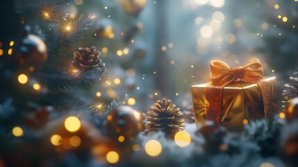 Christmas and New Year background.