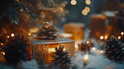 Christmas and New Year background.