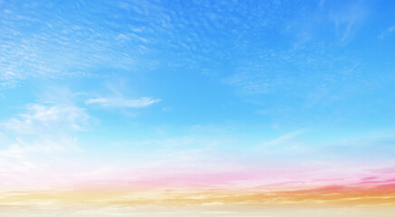 Obraz premium Sky and clouds beautiful summer