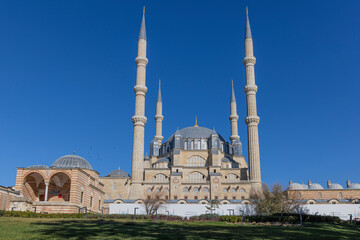 edirne/turkey. 7 november 2024. ottoman mosque architecture, selimiye mosque. architect sinan	