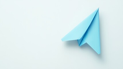 Paper Airplane Taking Flight 