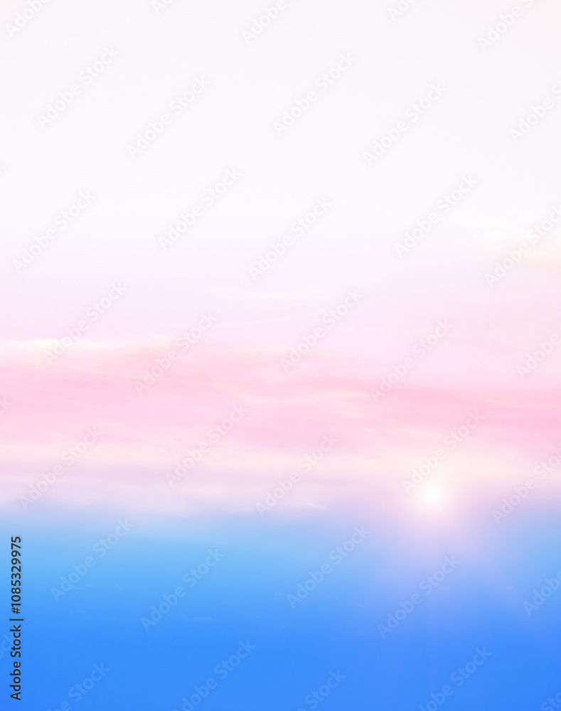 Wall mural sky and clouds vertical photo