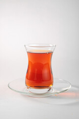 Fresh and delicious tea with fruits