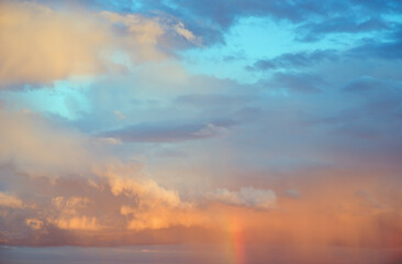 Color sky summer backround
