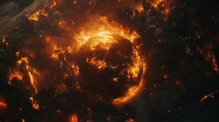 Fiery Planet
