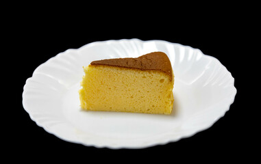 Traditional Japanese cheese cake, light cotton cake, cloud cake