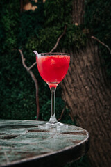 Cool and fresh cocktails with different flavors