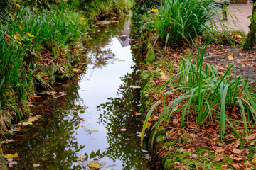 Herbstzeit im Dorf Weseke im Münsterland