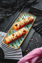 Delicious and fresh filled rolls