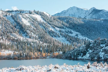 Fototapete Rund Winter in Sierra Nevada © Galyna Andrushko