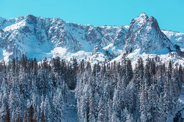 Fototapete Rund Winter in Sierra Nevada © Galyna Andrushko