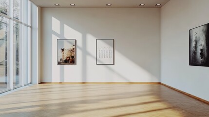 Obraz premium Empty Gallery Space